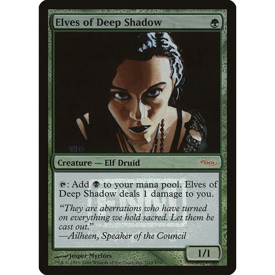 Image for Elves of Deep Shadow (1) (FNM) - Magic: The Gathering