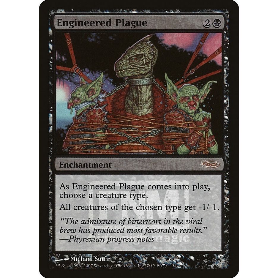 Image for Engineered Plague (7) (FNM) - Magic: The Gathering