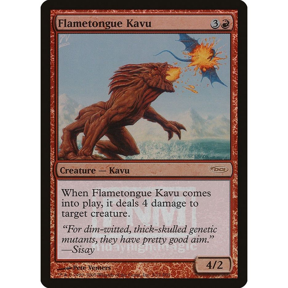 Image for Flametongue Kavu (3) (FNM) - Magic: The Gathering