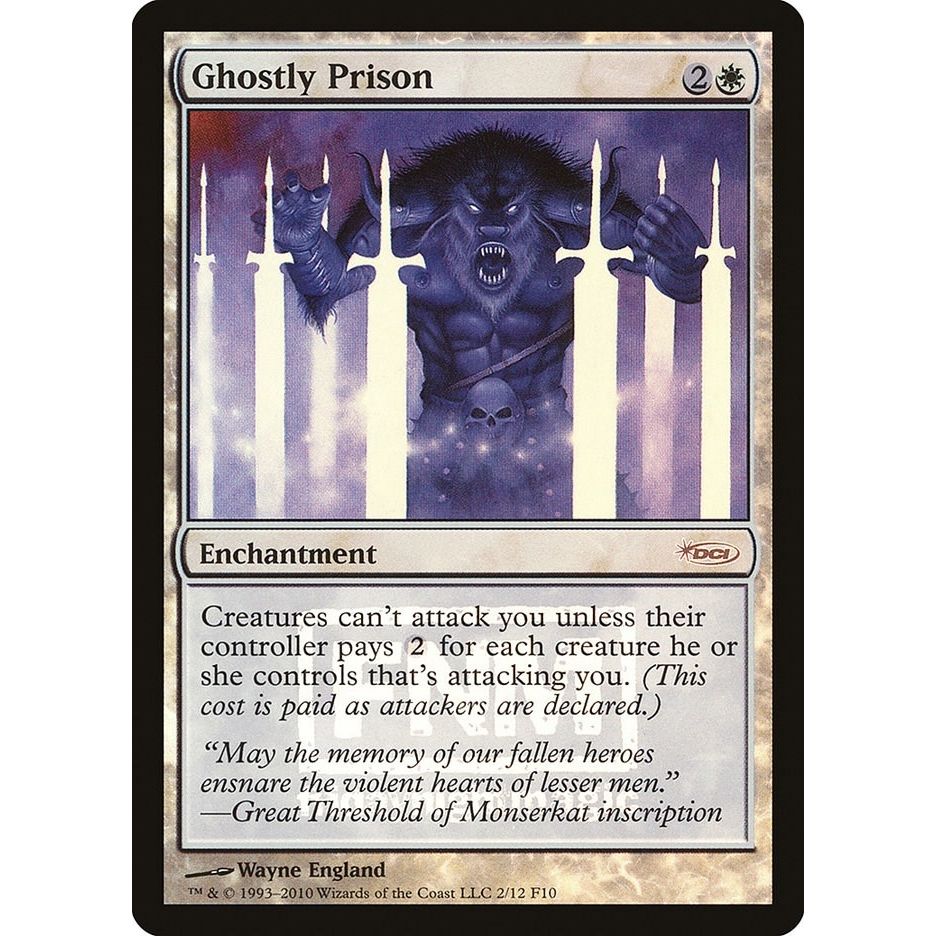 Image for Ghostly Prison (2) (FNM) - Magic: The Gathering