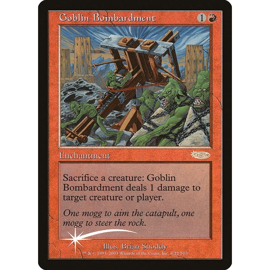 Image for Goblin Bombardment (6) (FNM) - Magic: The Gathering