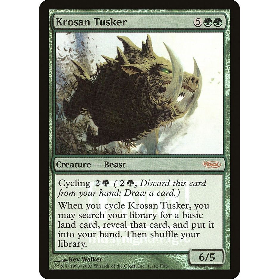 Image for Krosan Tusker (11) (FNM) - Magic: The Gathering