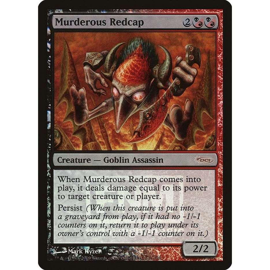 Image for Murderous Redcap (7) (FNM) - Magic: The Gathering
