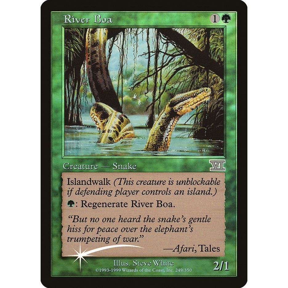 Image for River Boa (249) (FNM) - Magic: The Gathering