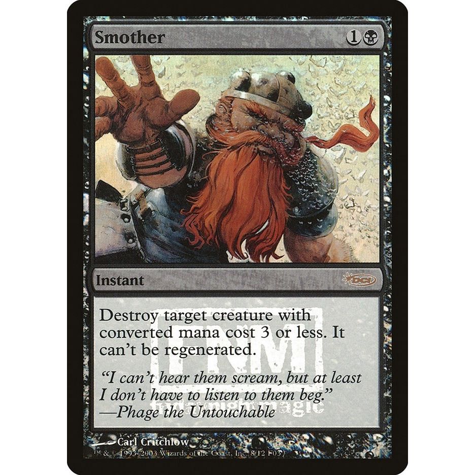 Image for Smother (8) (FNM) - Magic: The Gathering