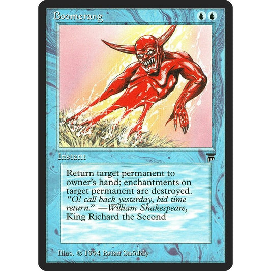 Image for Boomerang (LEG) - Magic: The Gathering