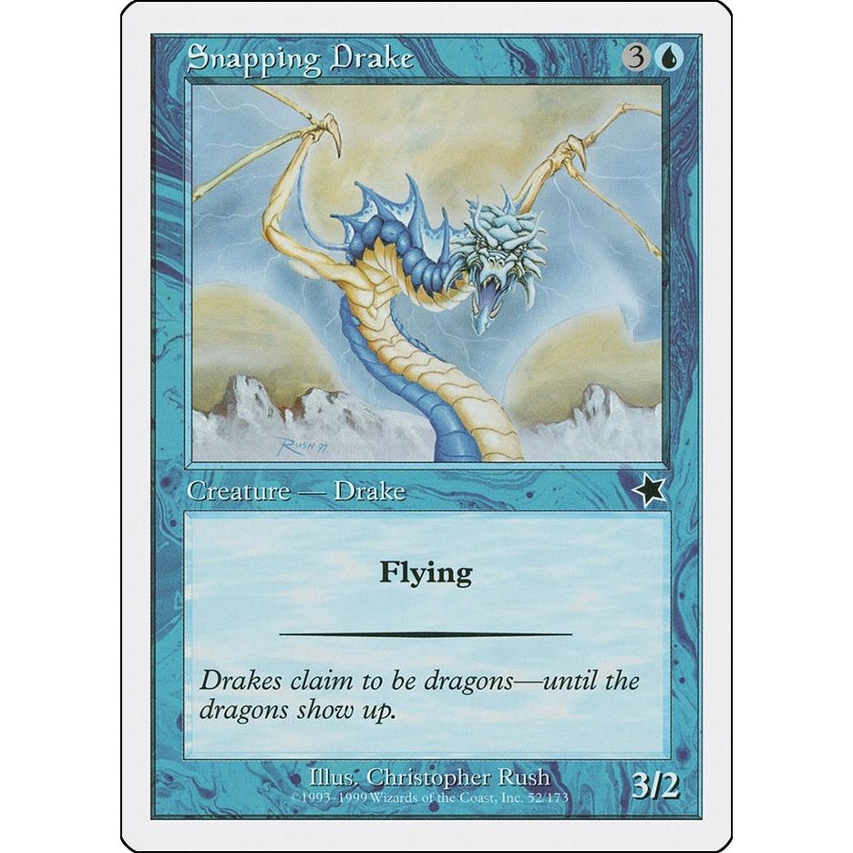 Image for Snapping Drake (52) (S99) - Magic: The Gathering