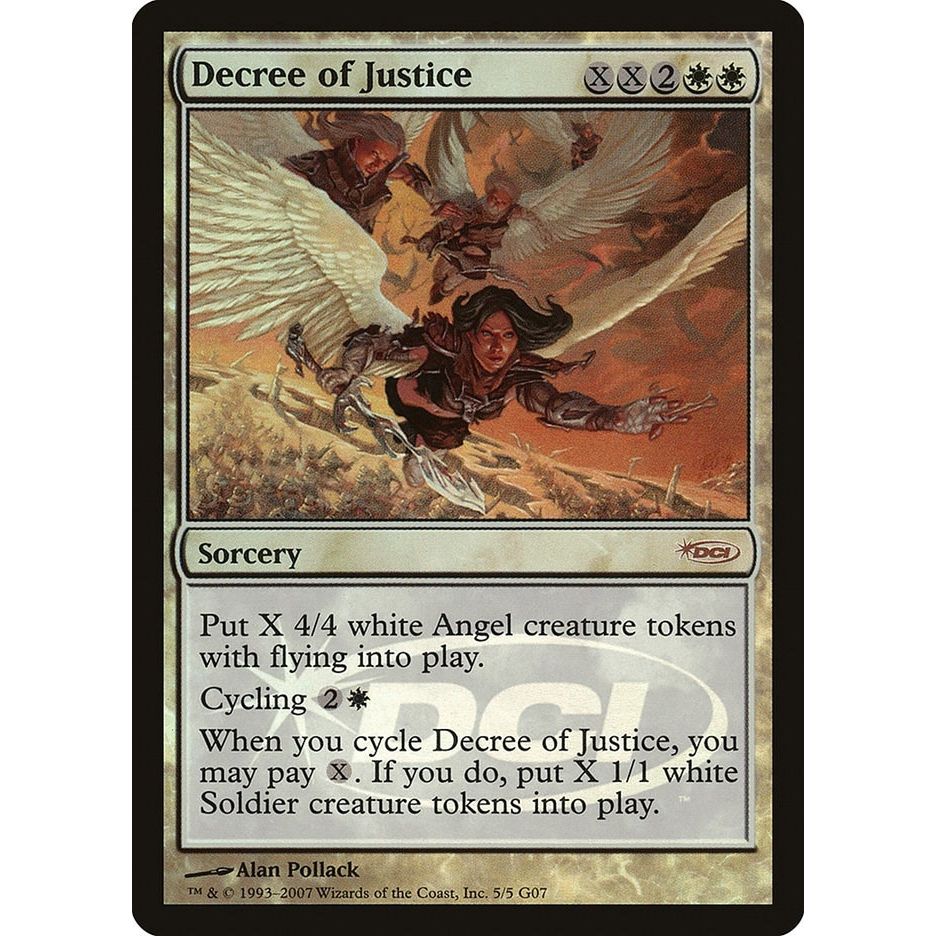 Image for Decree of Justice (5) (JDG) - Magic: The Gathering