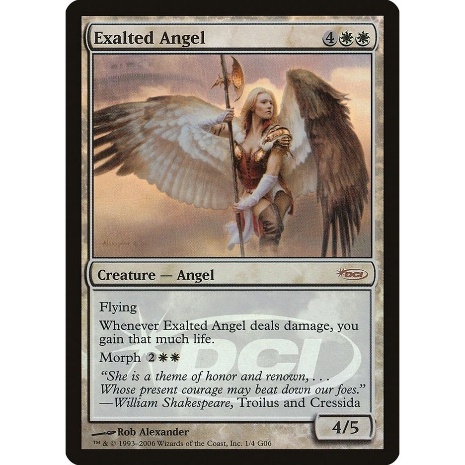 Image for Exalted Angel (1) (JDG) - Magic: The Gathering
