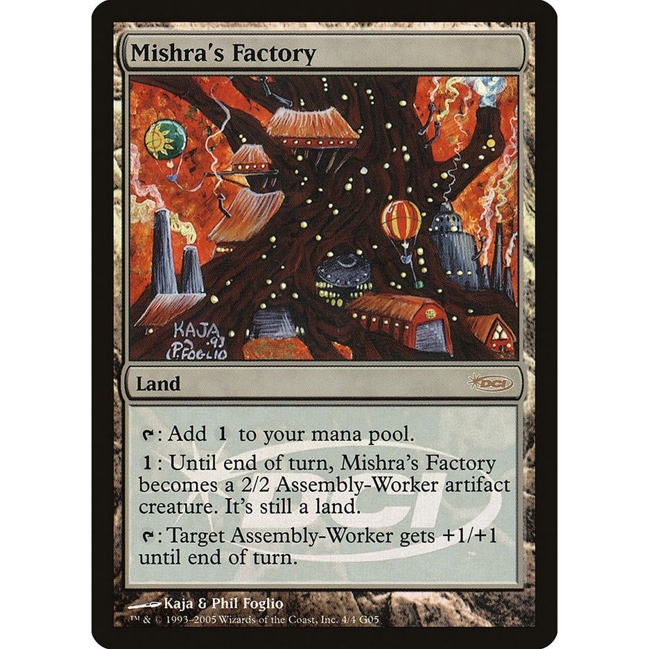 Image for Mishra's Factory (4) (JDG) - Magic: The Gathering