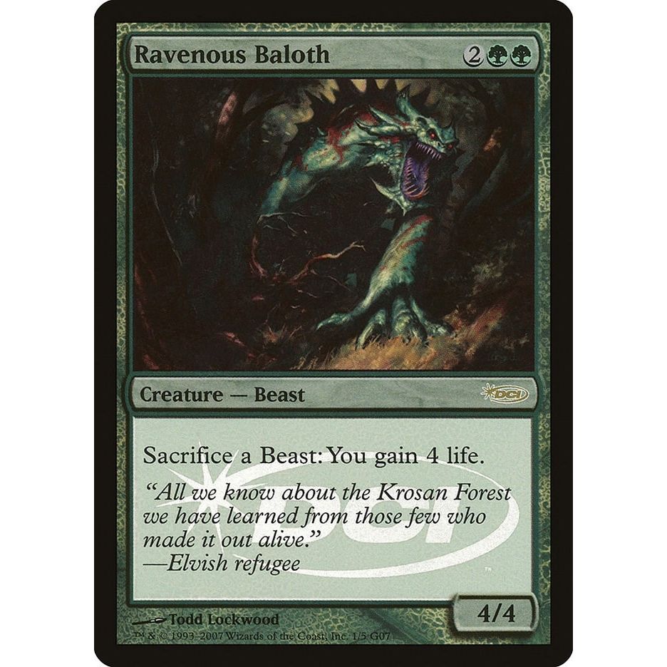 Image for Ravenous Baloth (1) (JDG) - Magic: The Gathering