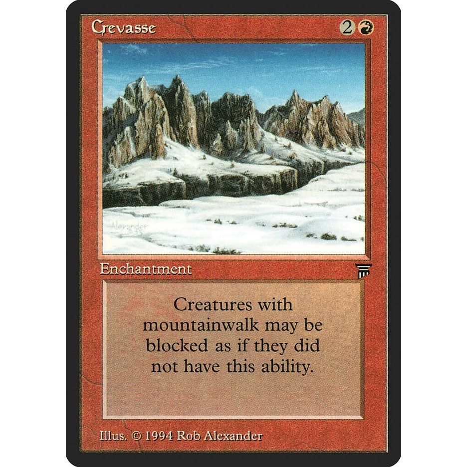 Image for Crevasse (LEG) - Magic: The Gathering