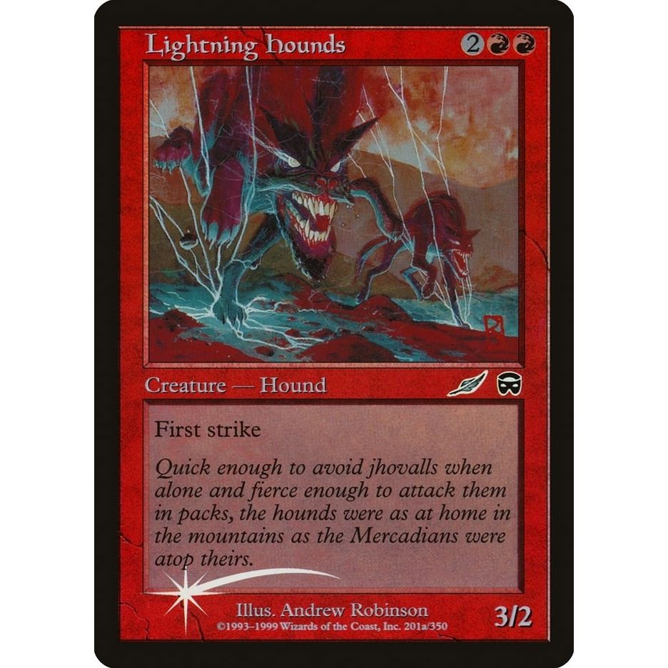 Image for Lightning Hounds (201a) (MEDIA) - Magic: The Gathering
