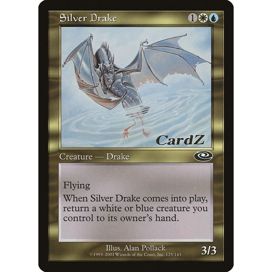 Image for Silver Drake (125) (MEDIA) - Magic: The Gathering