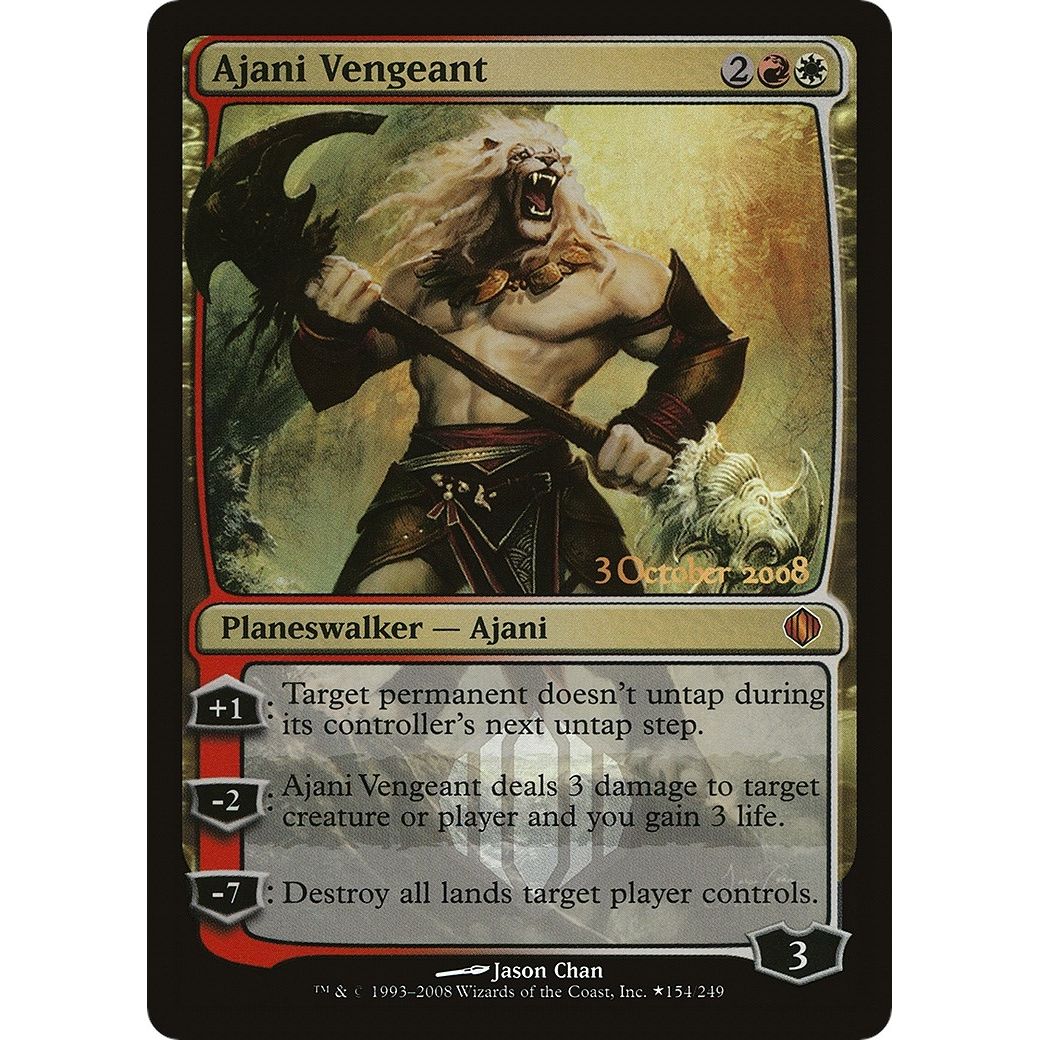 Image for Ajani Vengeant (154) (LARP) - Magic: The Gathering