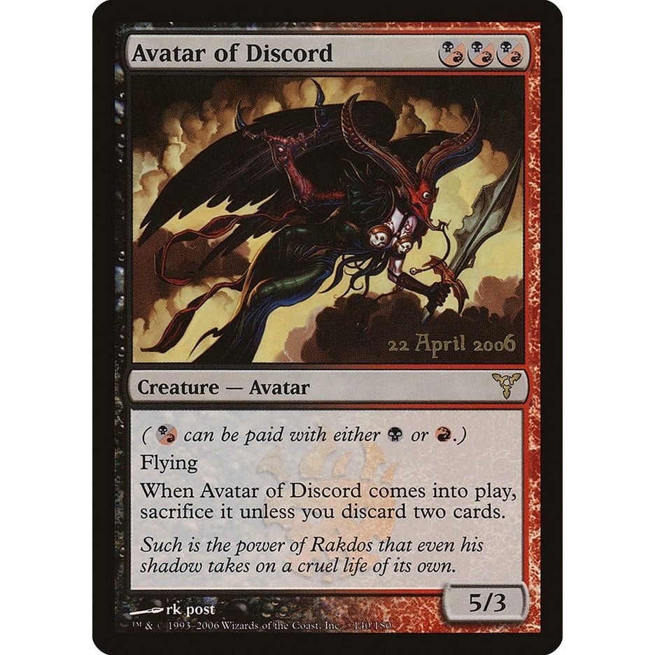 Image for Avatar of Discord (29) (PRE) - Magic: The Gathering