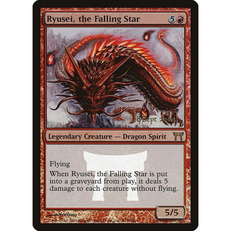 Image for Ryusei, the Falling Star (185) (PRE) - Magic: The Gathering