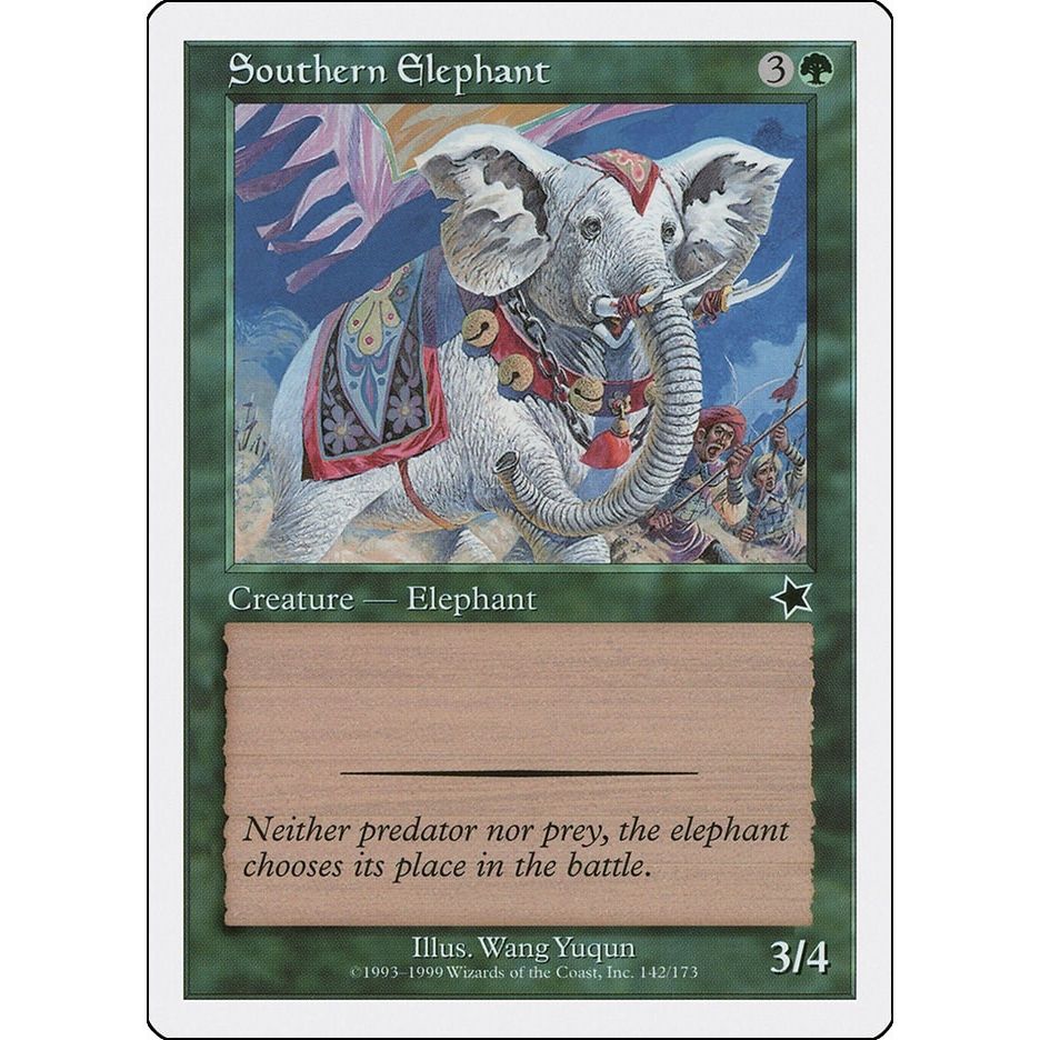 Image for Southern Elephant (142) (S99) - Magic: The Gathering