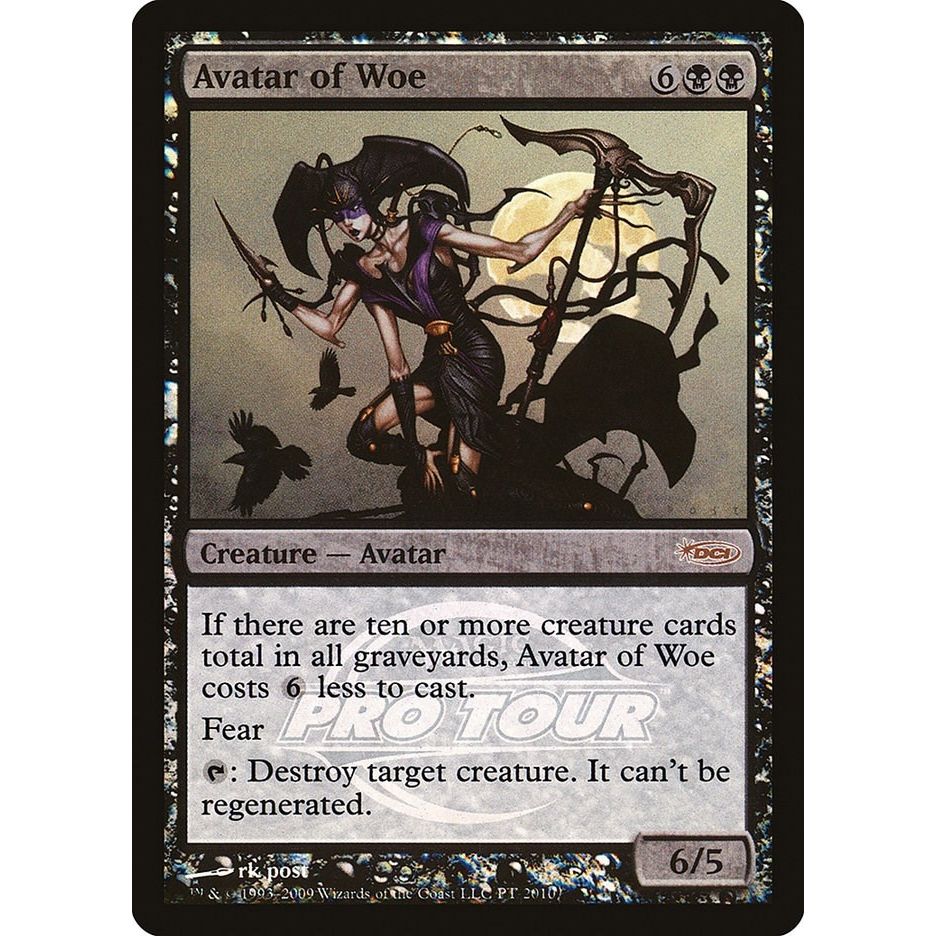 Image for Avatar of Woe (PT 2010) (PTP) - Magic: The Gathering