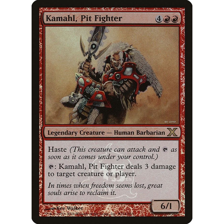 Image for Kamahl, Pit Fighter (15th Anniversary) (214) (UMP) - Magic: The Gathering