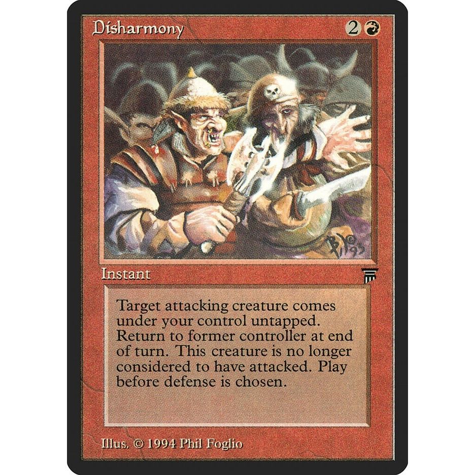 Image for Disharmony (LEG) - Magic: The Gathering