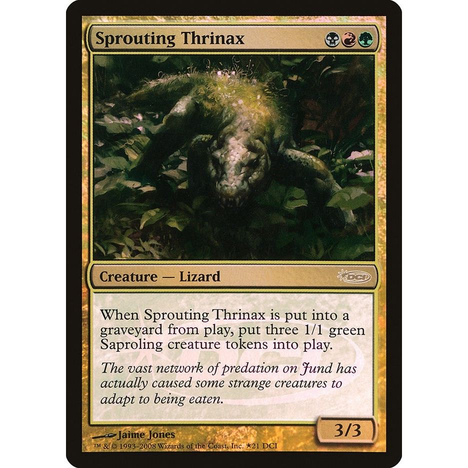 Image for Sprouting Thrinax (21) (WPN) - Magic: The Gathering