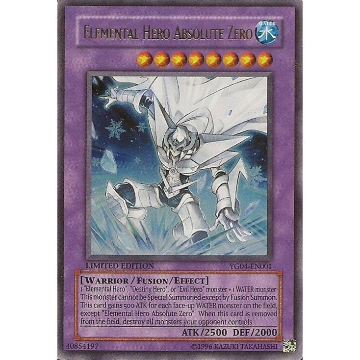 Image for Elemental Hero Absolute Zero (YG04-EN001) - YuGiOh