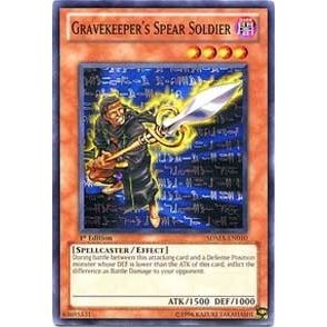 Image for Gravekeeper's Spear Soldier (SDMA-EN010) (SDMA) - YuGiOh