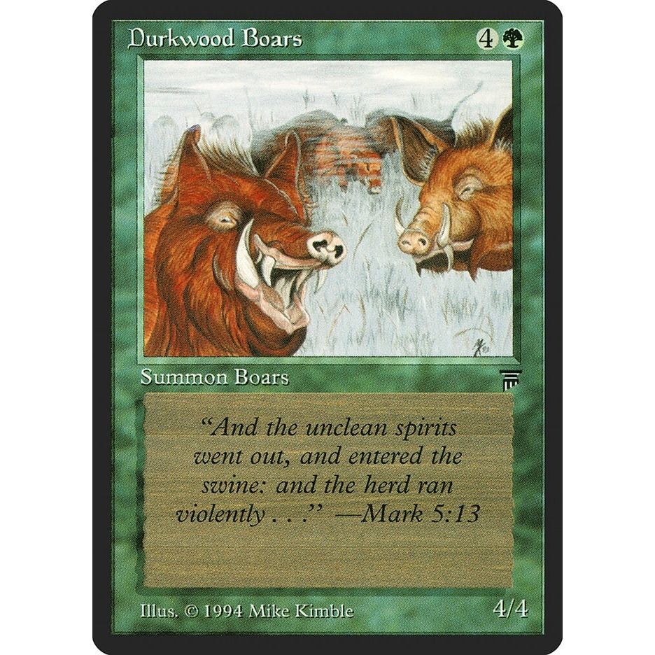 Image for Durkwood Boars (LEG) - Magic: The Gathering