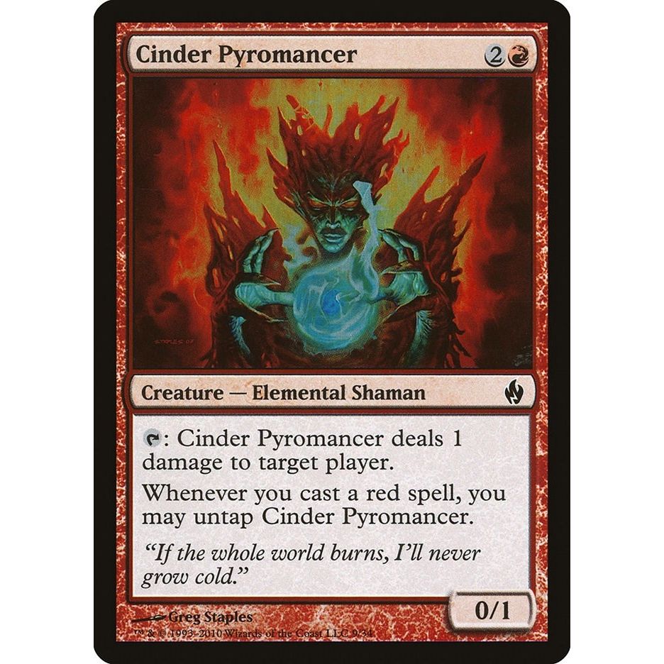 Image for Cinder Pyromancer (9) (PD2) - Magic: The Gathering
