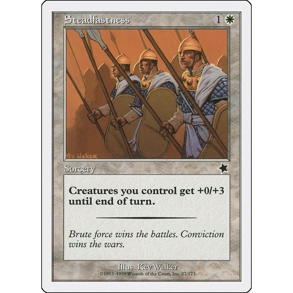 Image for Steadfastness (27) (S99) - Magic: The Gathering