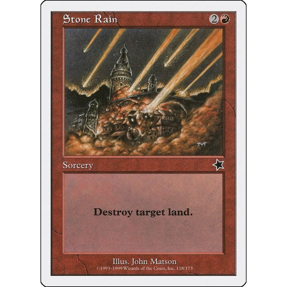 Image for Stone Rain (118) (S99) - Magic: The Gathering