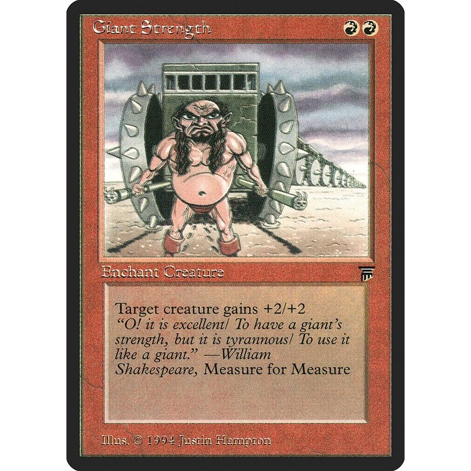 Image for Giant Strength (LEG) - Magic: The Gathering