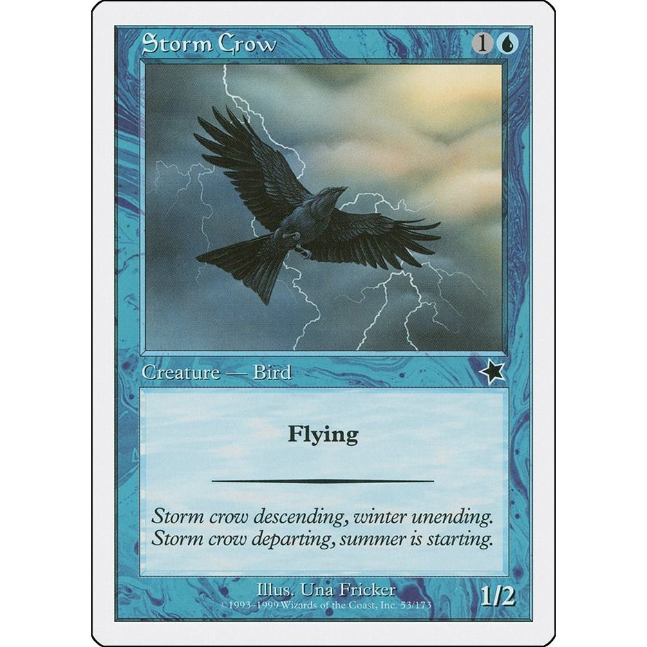 Image for Storm Crow (53) (S99) - Magic: The Gathering