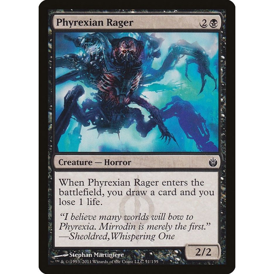Image for Phyrexian Rager (51) (MBS) - Magic: The Gathering