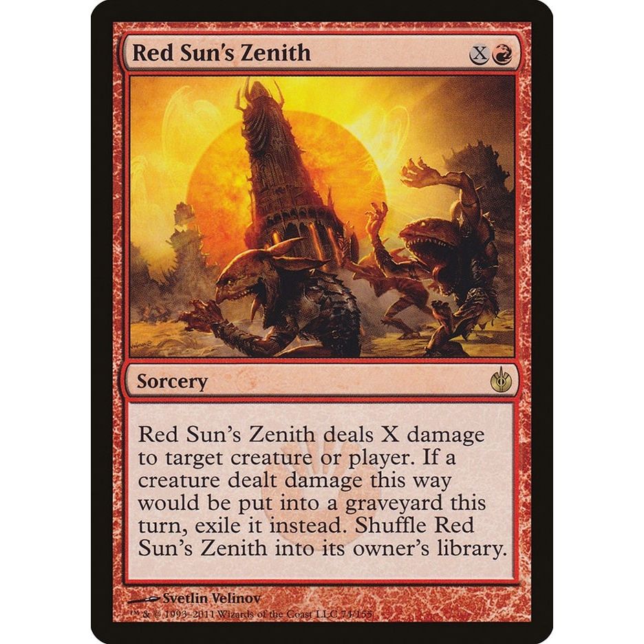 Image for Red Sun's Zenith (74) (MBS) - Magic: The Gathering
