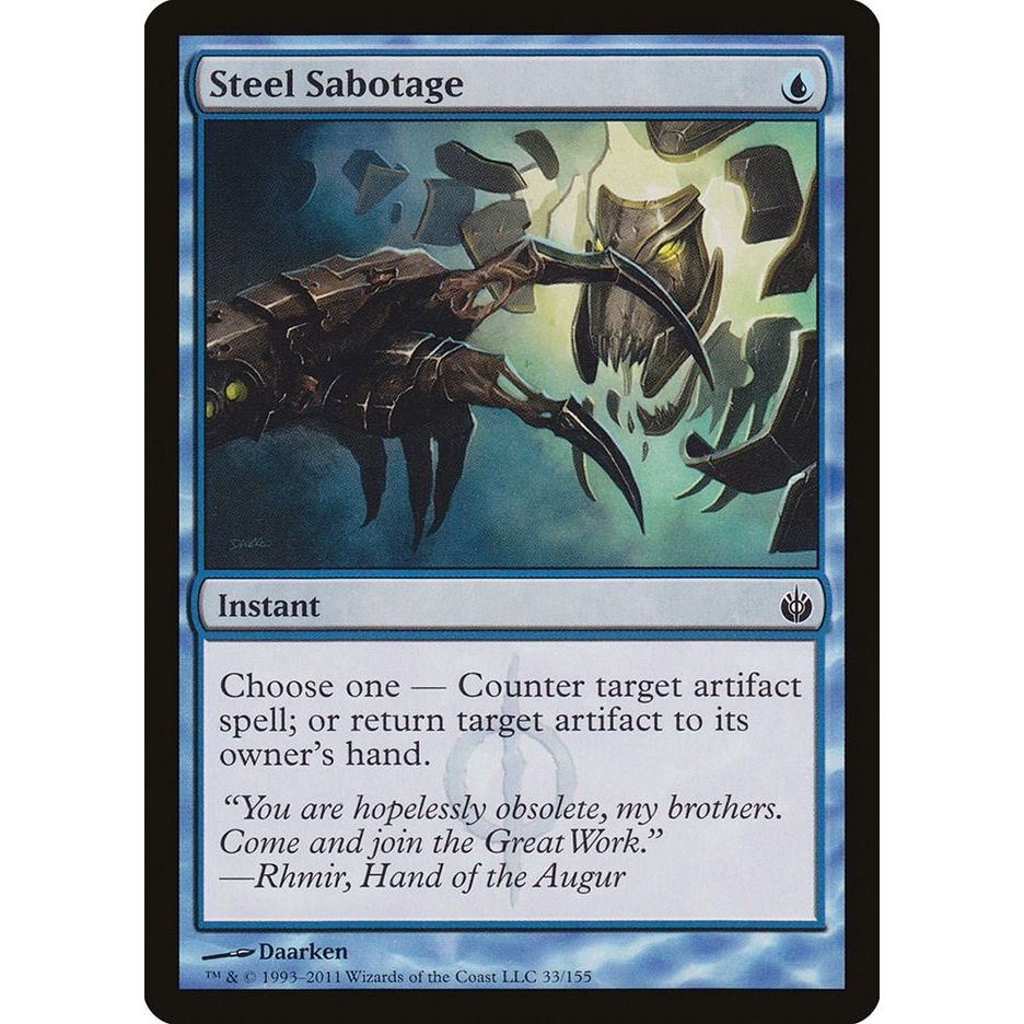 Image for Steel Sabotage (33) (MBS) - Magic: The Gathering