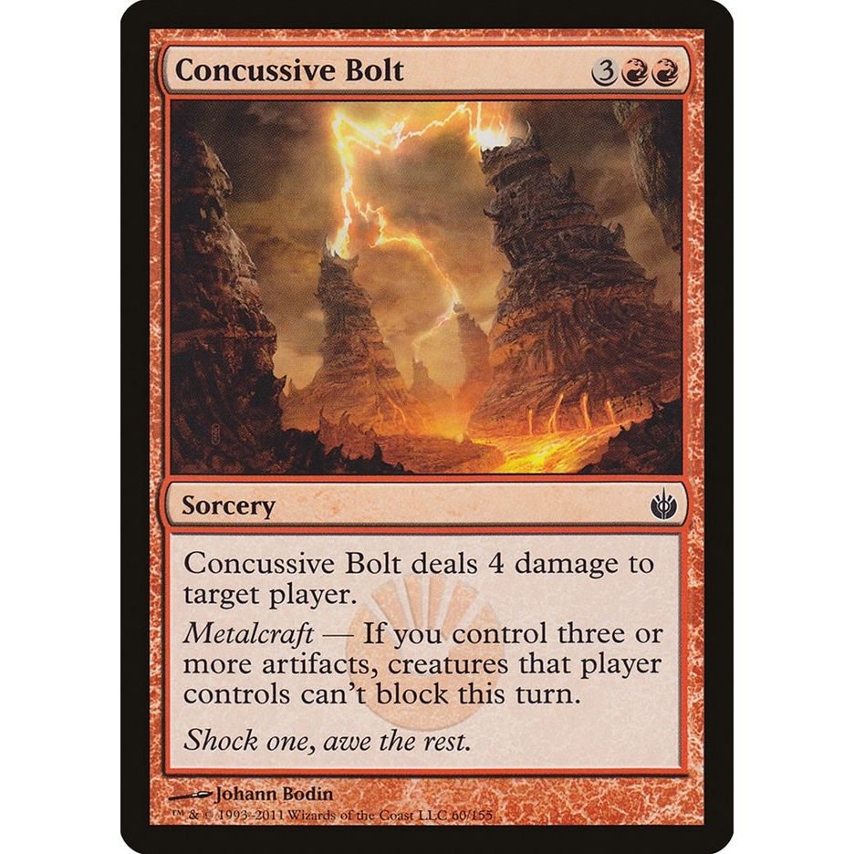 Image for Concussive Bolt (60) (MBS) - Magic: The Gathering
