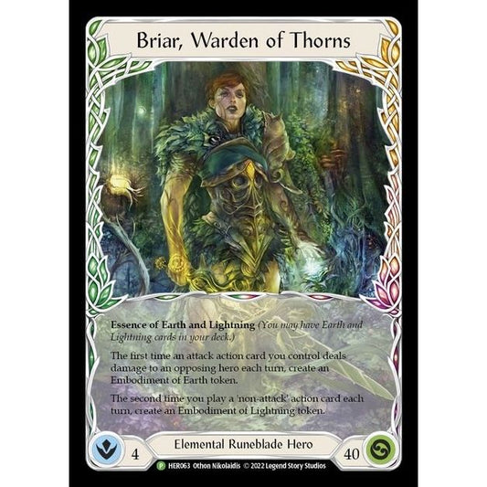 Image for Briar, Warden of Thorns - HER063 (HER063) (PR) - Flesh and Blood TCG