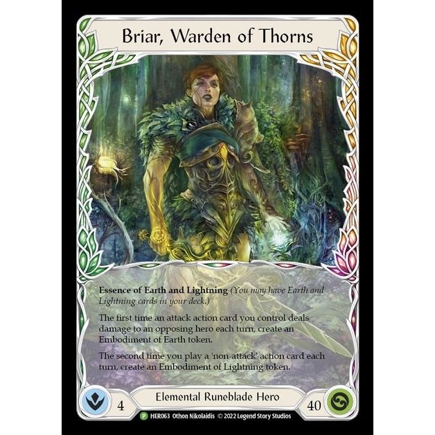 Image for Briar, Warden of Thorns - HER063 (HER063) (PR) - Flesh and Blood TCG