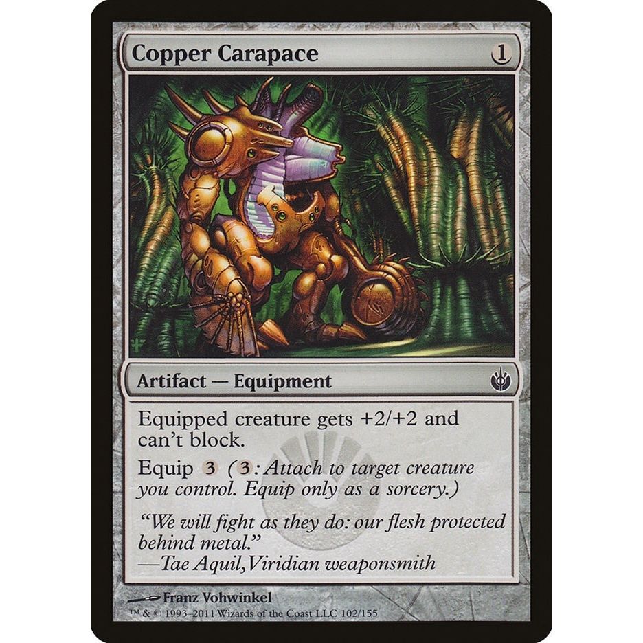 Image for Copper Carapace (102) (MBS) - Magic: The Gathering