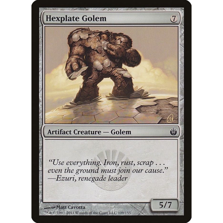 Image for Hexplate Golem (109) (MBS) - Magic: The Gathering