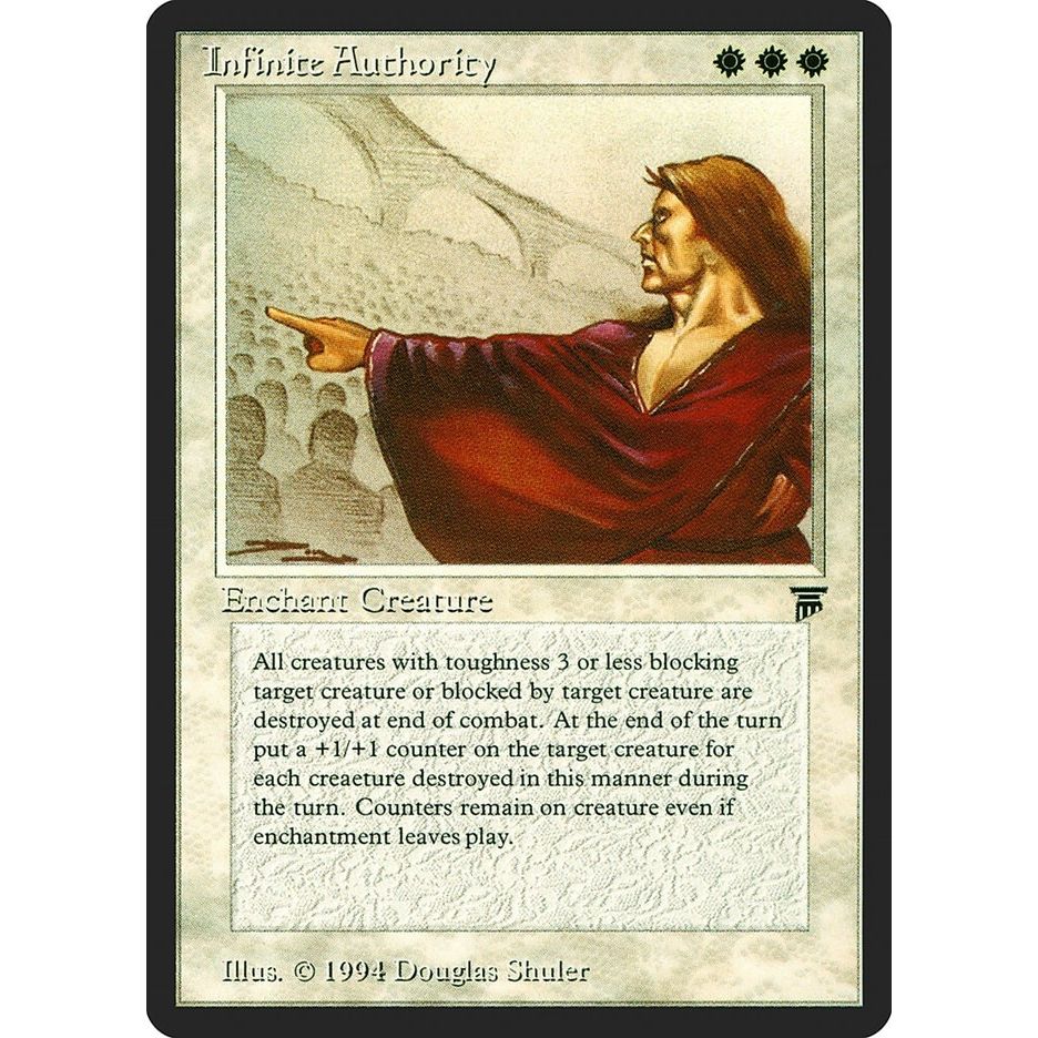 Image for Infinite Authority (LEG) - Magic: The Gathering