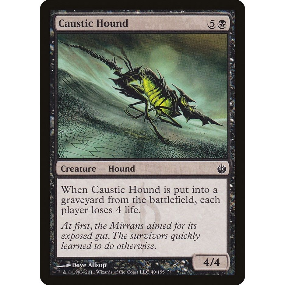 Image for Caustic Hound (40) (MBS) - Magic: The Gathering