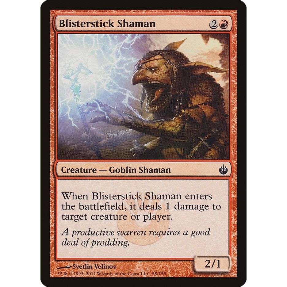 Image for Blisterstick Shaman (58) (MBS) - Magic: The Gathering