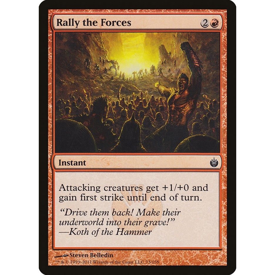 Image for Rally the Forces (73) (MBS) - Magic: The Gathering