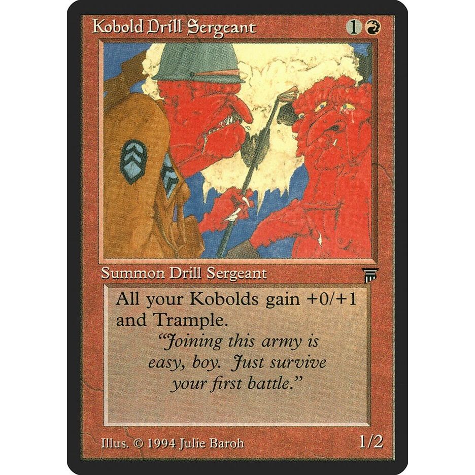 Image for Kobold Drill Sergeant (LEG) - Magic: The Gathering