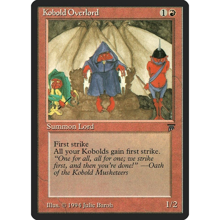 Image for Kobold Overlord (LEG) - Magic: The Gathering