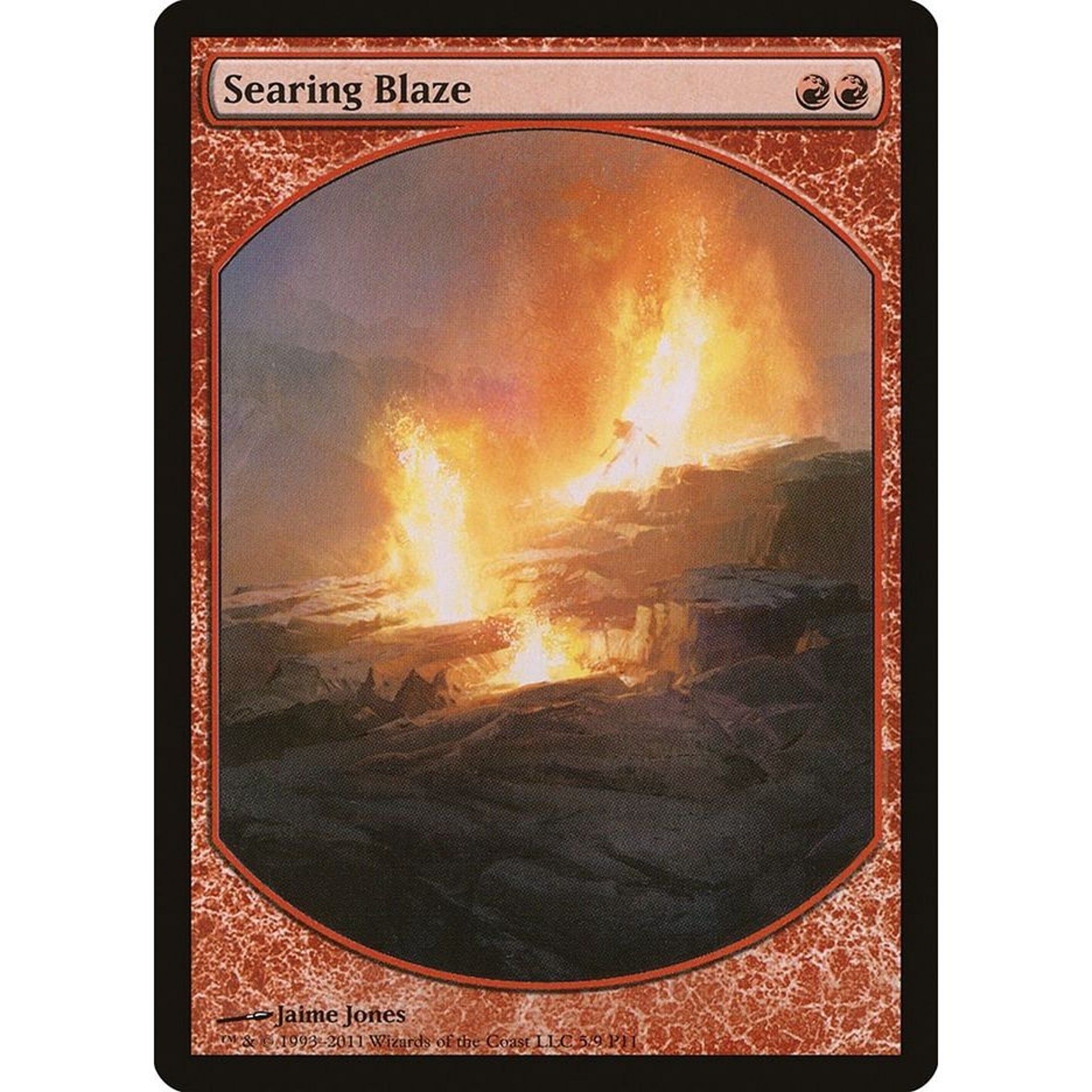 Image for Searing Blaze (5) (MPRP) - Magic: The Gathering