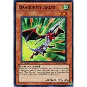Image for Dragunity Aklys (SDDL-EN003) (SDDL) - YuGiOh